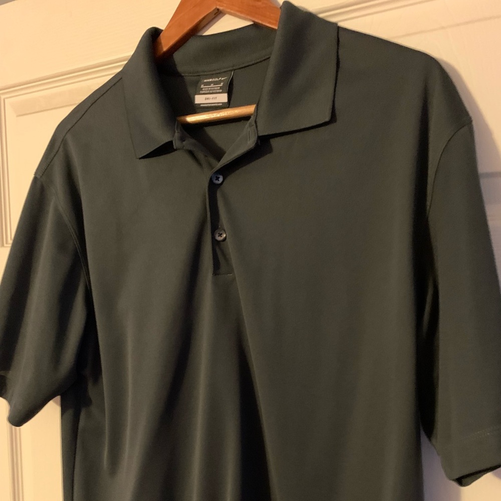 NikeGolf dri-fit polo medium green